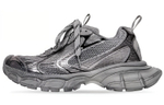 Balenciaga 3XL Mesh Low top Chunky Sneakers Men"s Silver Gray