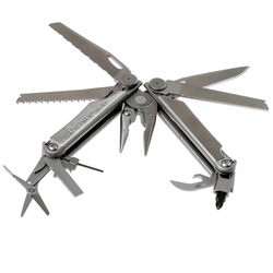 Мультитул Leatherman Wave Plus 2H, 18 функций, стальной, нейлоновый чехол