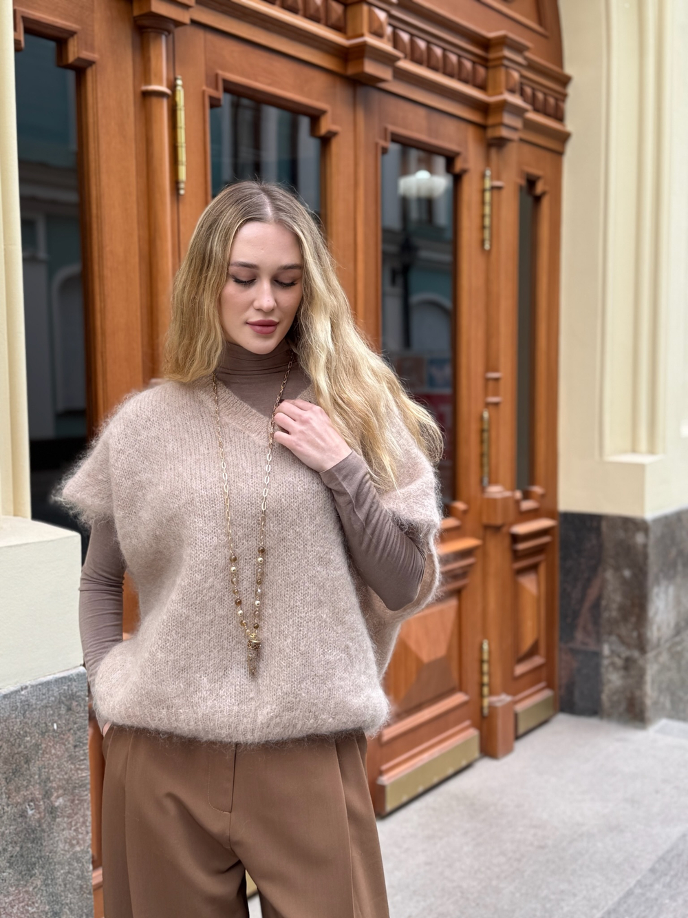 Жилет kid moher