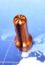 W03X0893-25A Электрод / Катод / Electrode, предназначен для использования в плазмотронах ручной и механизированной плазменной резки LC65, в качестве расходной части Lincoln