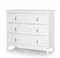 Комод Wood 3 ящика (белый)