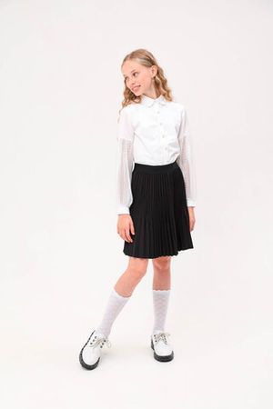 Блуза с длинным рукавом трикотажная для девочки DELORAS C63311