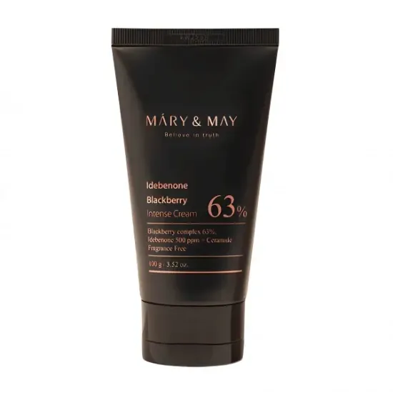 Mary&May Крем антивозрастной с идебеноном и ягодами - Idebenone Blackberry Intense Cream 100 гр