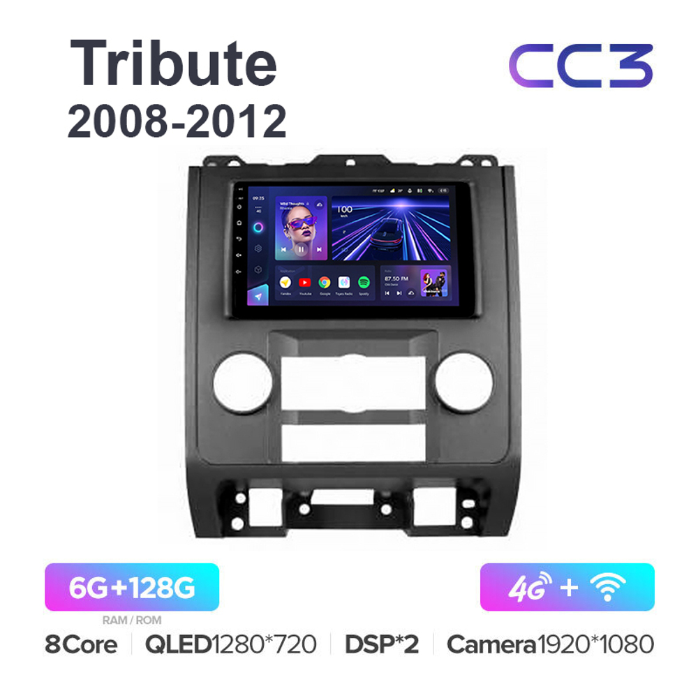 Teyes CC3 9"для Mazda Tribute 2008-2012