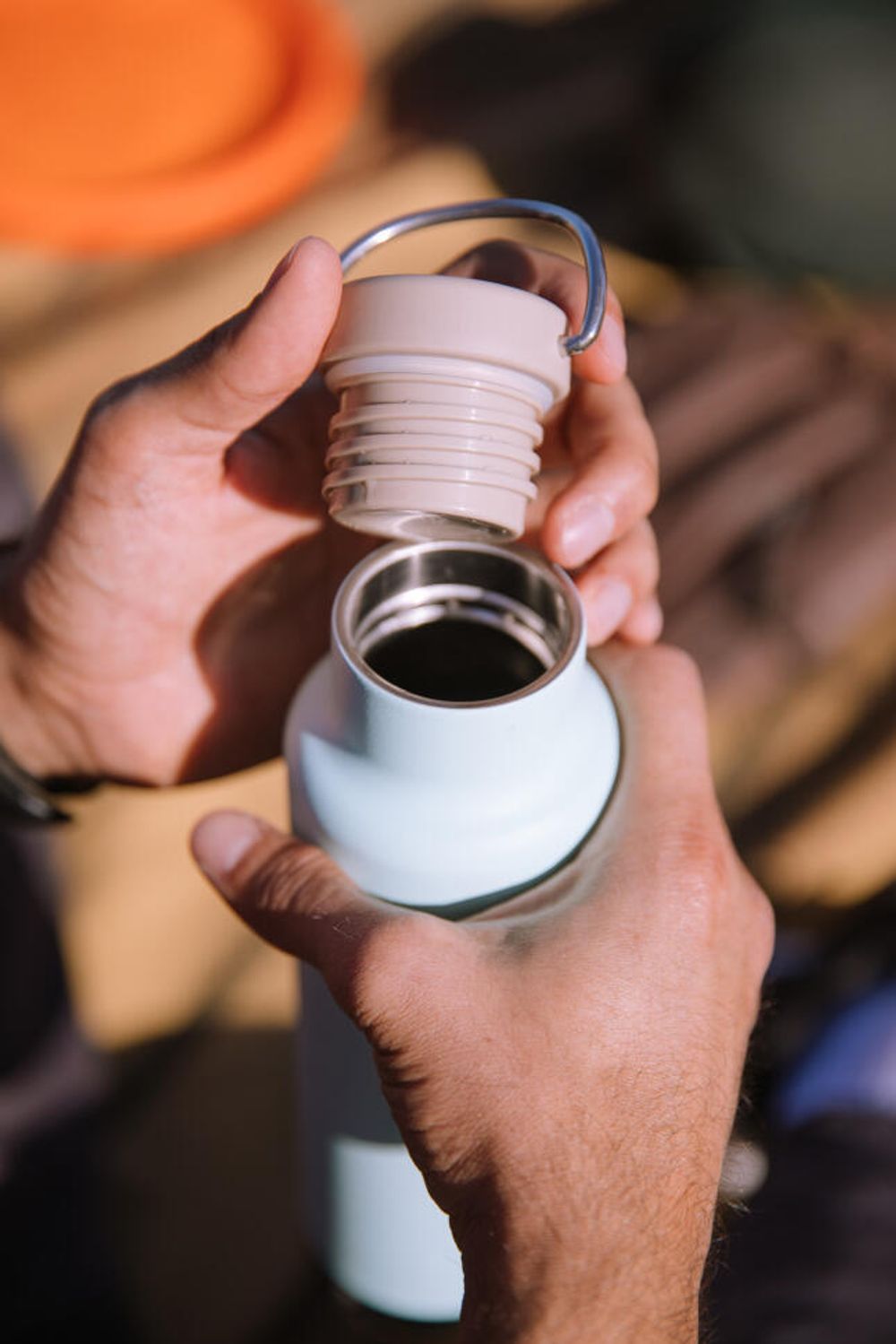 Термобутылка Klean Kanteen NEW Insulated Classic 20oz (592 мл) Blue Tint