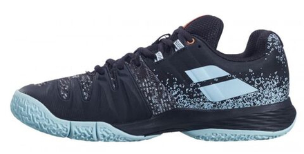 Женские кроссовки для Падел Babolat Sensa Woman - black/tanager turquoise