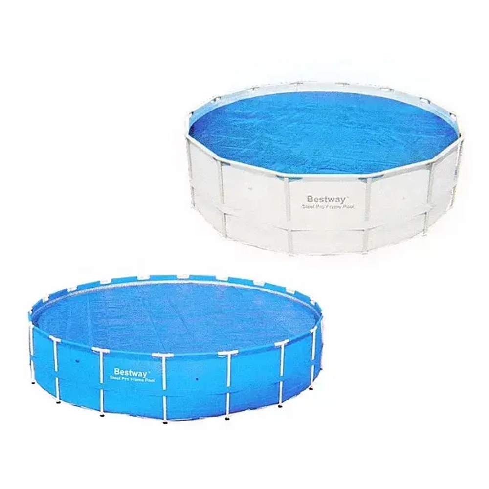 Чехол для круглых каркасных бассейнов 427 см с нагревающим эффектом Bestway (58252)