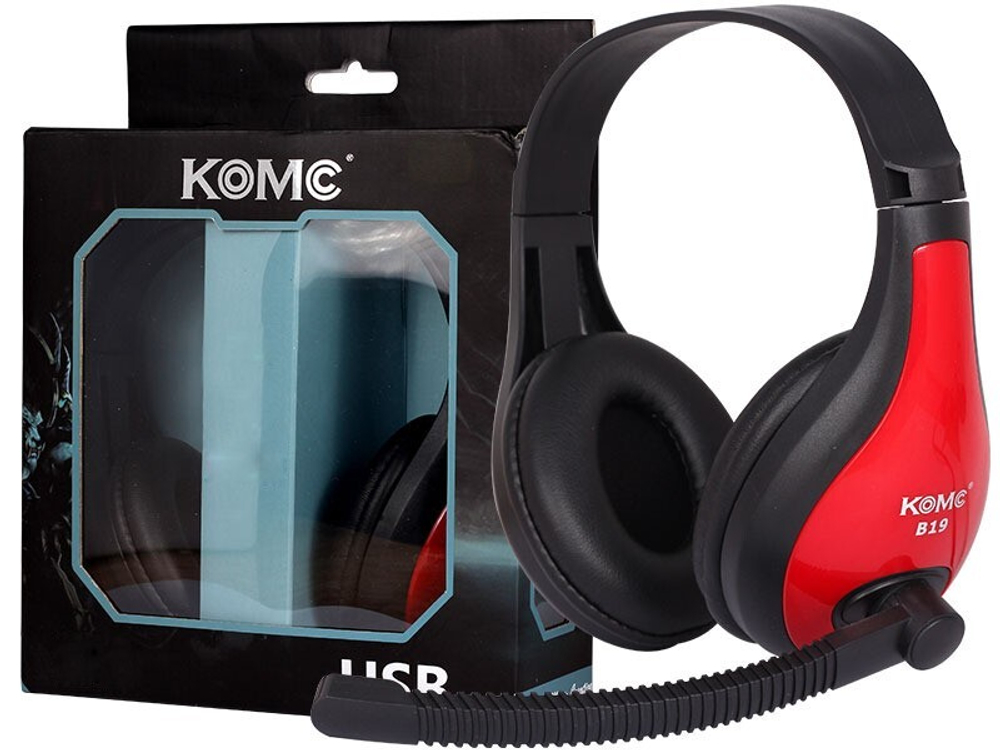 Игровые наушники KOMC B19 (черный)