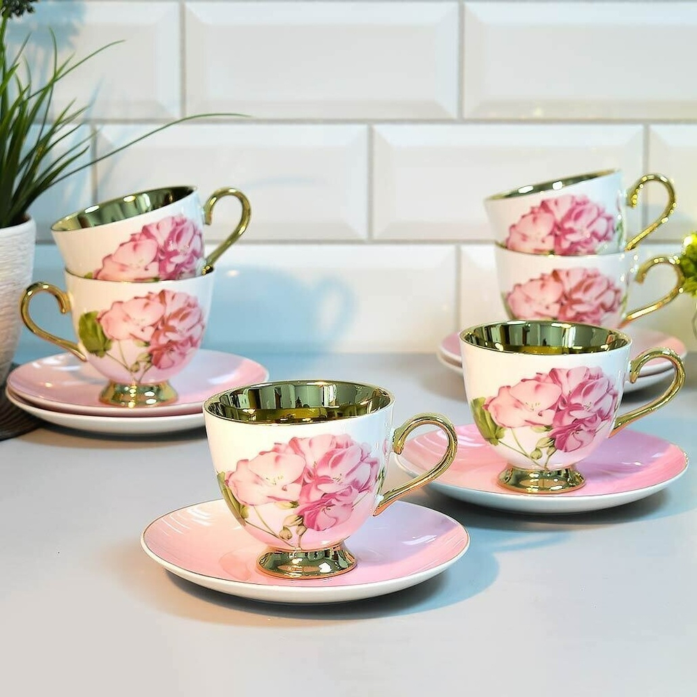 Чайный набор 12 предметов 200мл Премиум LR 60311