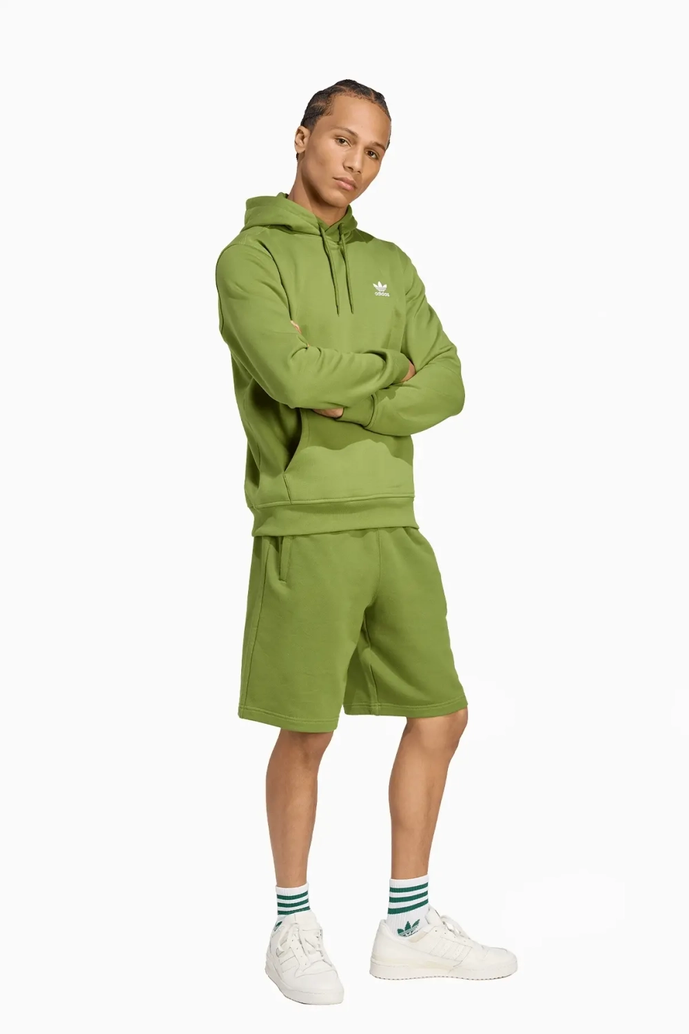 Кофта adidas Trefoil Essentials - зеленый