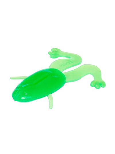 Лягушка несъедобная Helios Crazy Frog 3,55"/9,0 см Electric green 20шт. (HS-23-007-N-20)