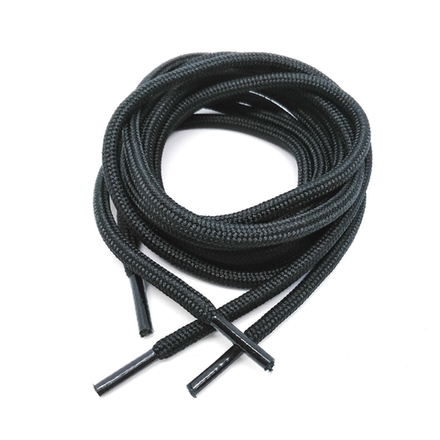 ШНУРОК ОБУВНОЙ С НАКОНЕЧНИКАМИ 100см*4мм ,цвет  черный