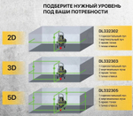 Уровень лазерный Deli DL332305