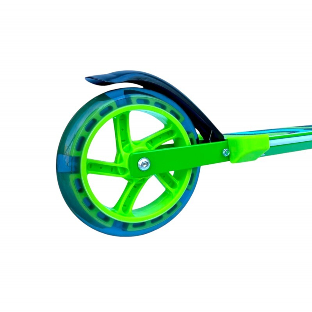 Самокат Flash Neon HT-1080 green (Зеленый)