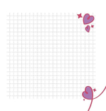 Блокнот 130х130 мм, скрепка, Контэнт-Канц, ламин. картон, выб-лак, 32 л., диз. внутр .блок в клетку, "Love is...", бирюзовый