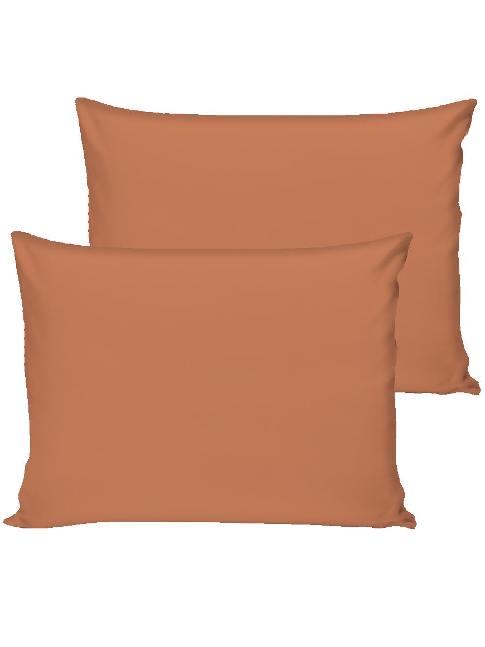 Наволочка комплект 2шт Полисатин Simple House "Золотая охра" 50x70 см