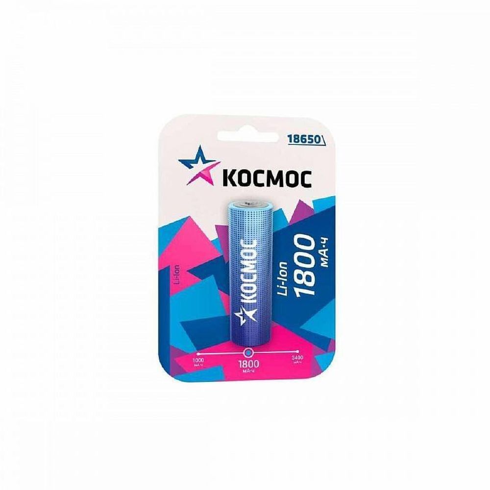 АКБ Космос 18650 1800 мА/ч