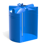 Ёмкость с пропеллерной мешалкой Полимер-Групп V 9000 л. вертикальная (2200x2200x2771см;) - арт.559221