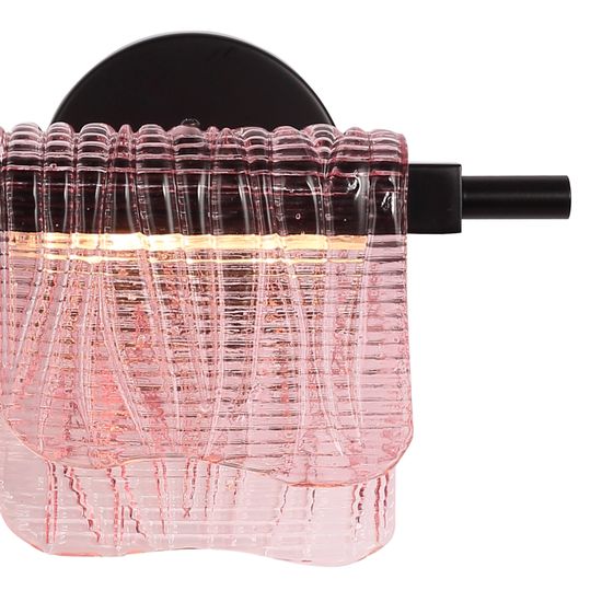 SL6021.401.06 Светильник настенный ST-Luce черный/розовый LED 1*6W 3000K VOILE