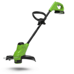 Аккумуляторный триммер Greenworks G24LT25, 2107207SA,24 V, 25 см, в комплекте с АКБ 2 Ач и ЗУ