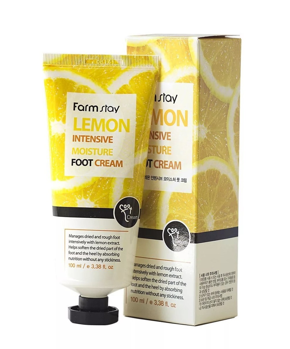 Крем для ног с Farmstay Lemon intensive Moisture Foot Cream Лимон 100 мл