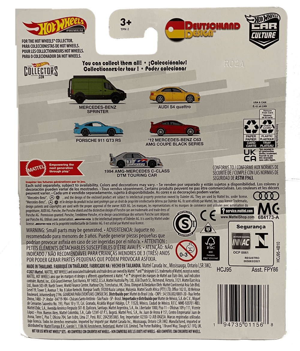 Hot Wheels Premium Car Culture Deutschland Design Set (2022)