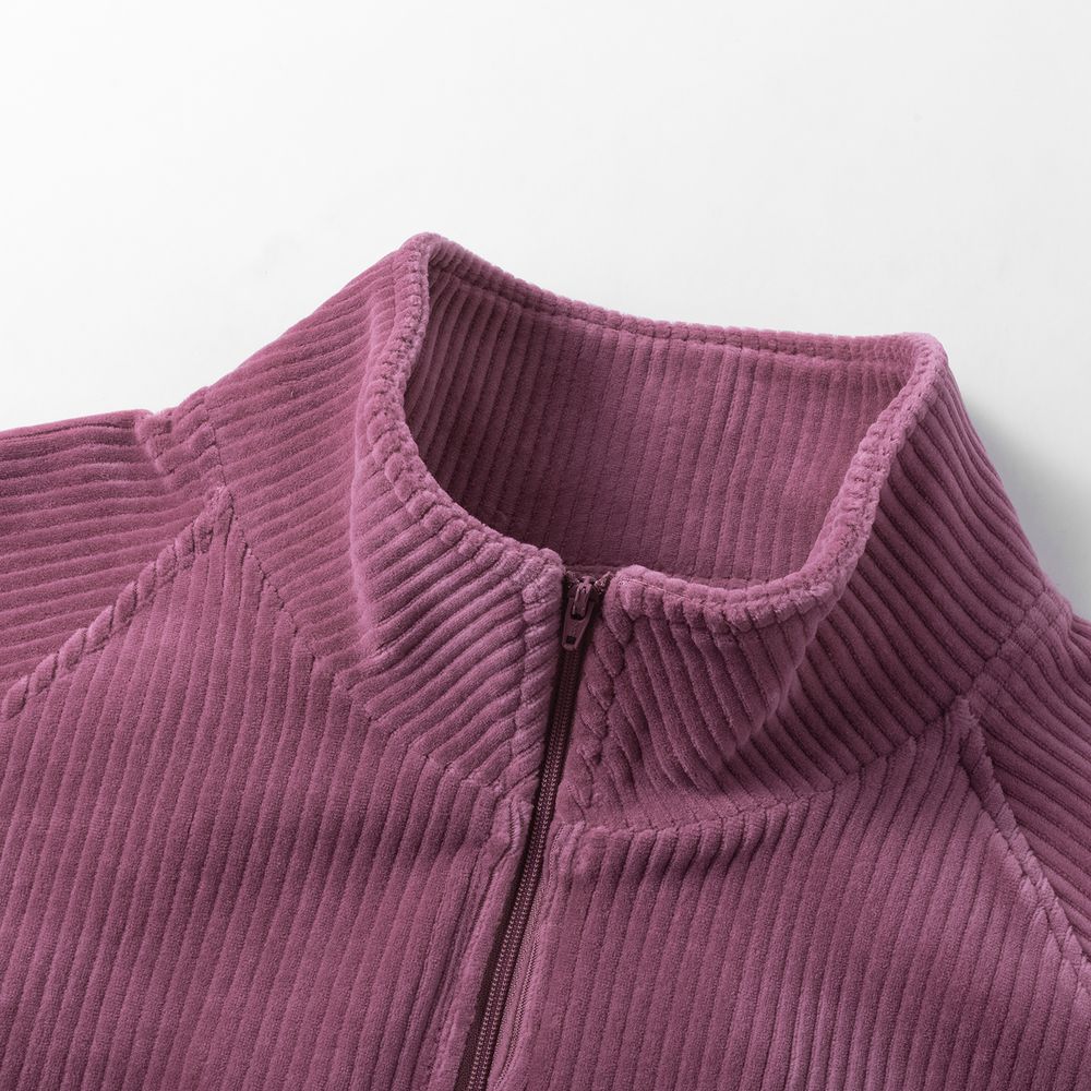 Толстовка Ymkashix Puff велюровая пыльно-лиловая