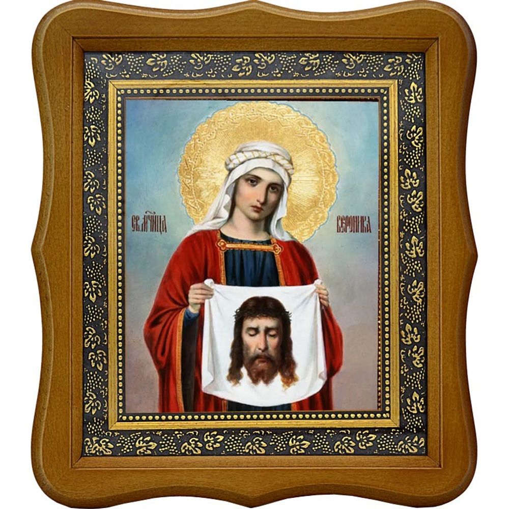 Вероника Кровоточивая Святая мученица. Икона на холсте.