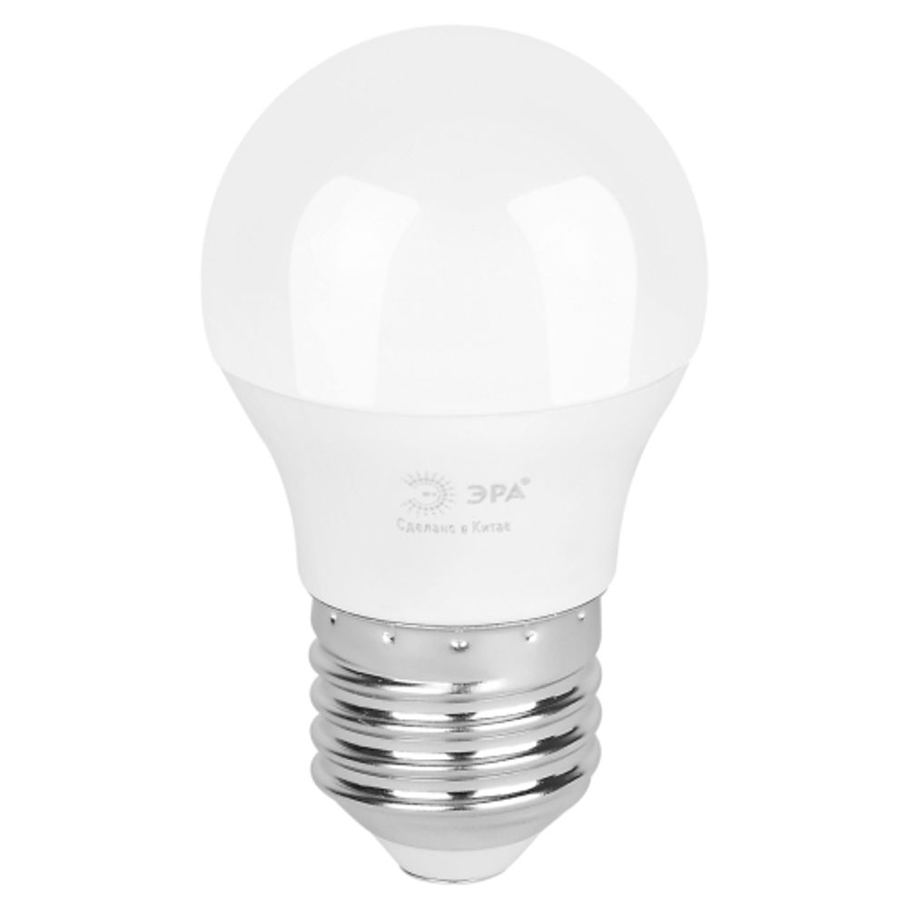 Лампа светодиодная ЭРА GREEN LINE LED P45-8W-840-E27 GL 8Вт шар яркий белый свет E27 | Лампы cветодиодные Шар (G/P)