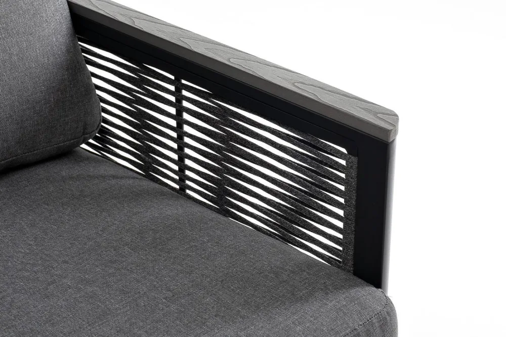 "Париж" модульная лаунж-зона садовая, цвет серый