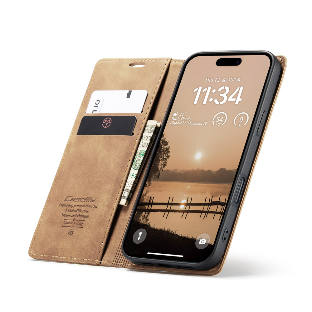 Чехол-книжка CaseMe Matte iPhone 17 Pro