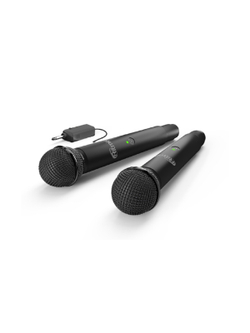 RITMIX RWM-422 black {Частот. хар-ка: 50 Гц-15 кГц, сопротивл: 600 Ом, чувств: -72 дБ, пит микр: 3,7 В, пит прием: 3,7 В, вр раб на 1 зар: до 10ч}