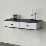 Подвесной туалетный столик консоль Royal 5310 эко (Металл Бруклин-р.черная)