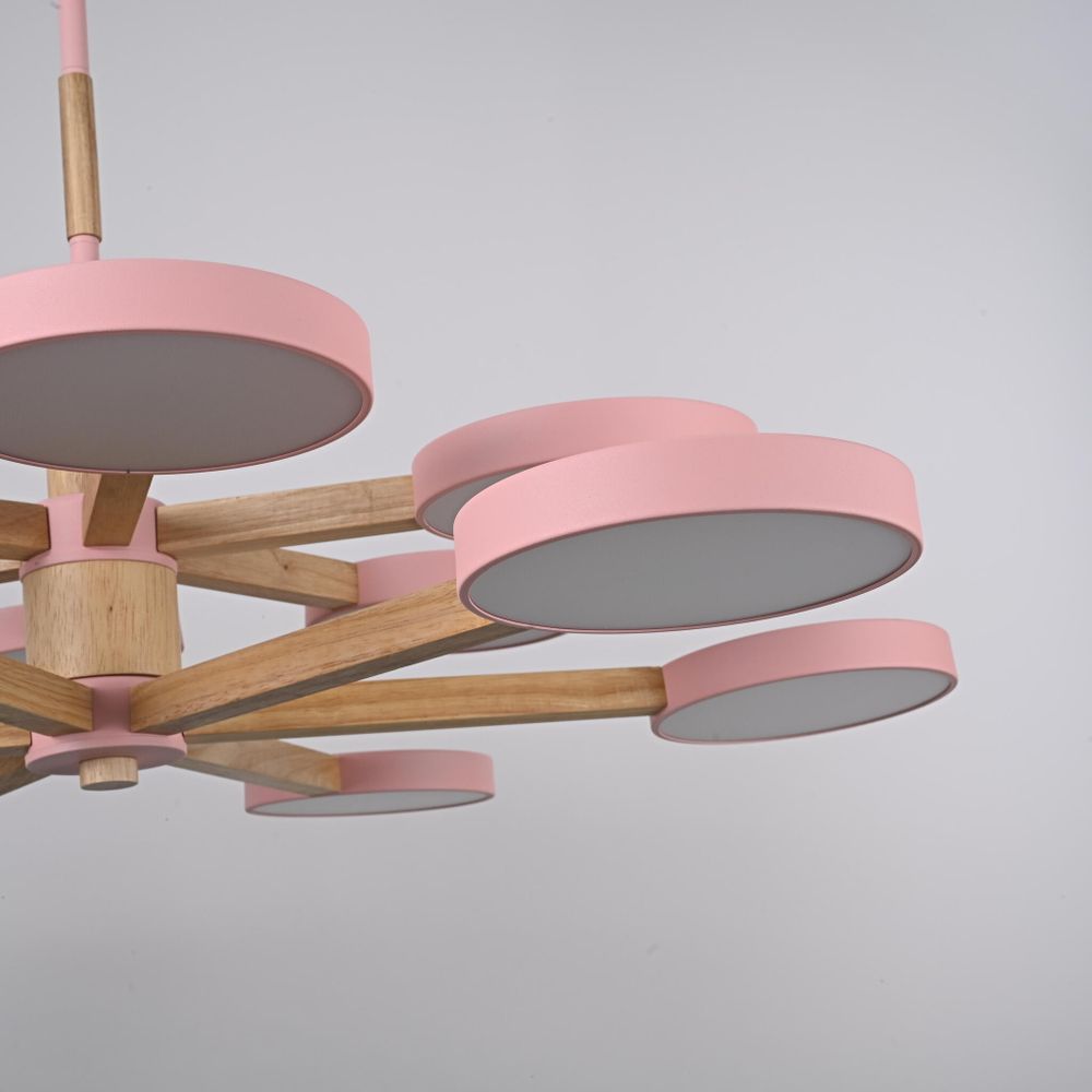 Люстра на штанге TURNA DBL L12 Pink