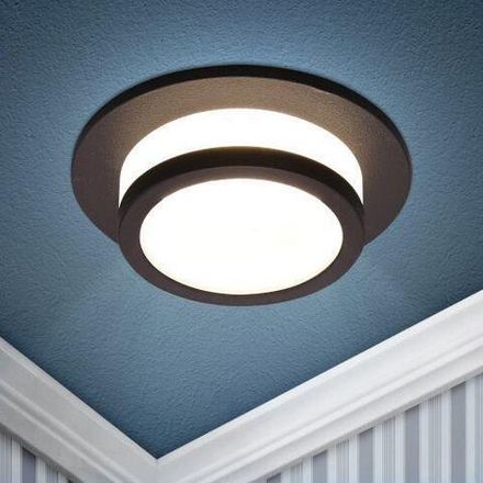 Светильник встраиваемый алюм. KL89 BK MR16/GU5.3 черн. Эра Б0054357