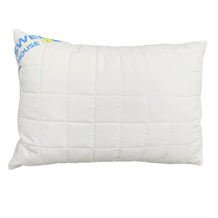 Подушка стеганая, бамбук/шерсть, 70*50