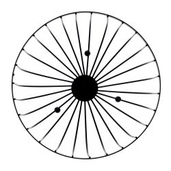 GAEM Ваза для фруктов, L25 W25 H13 см