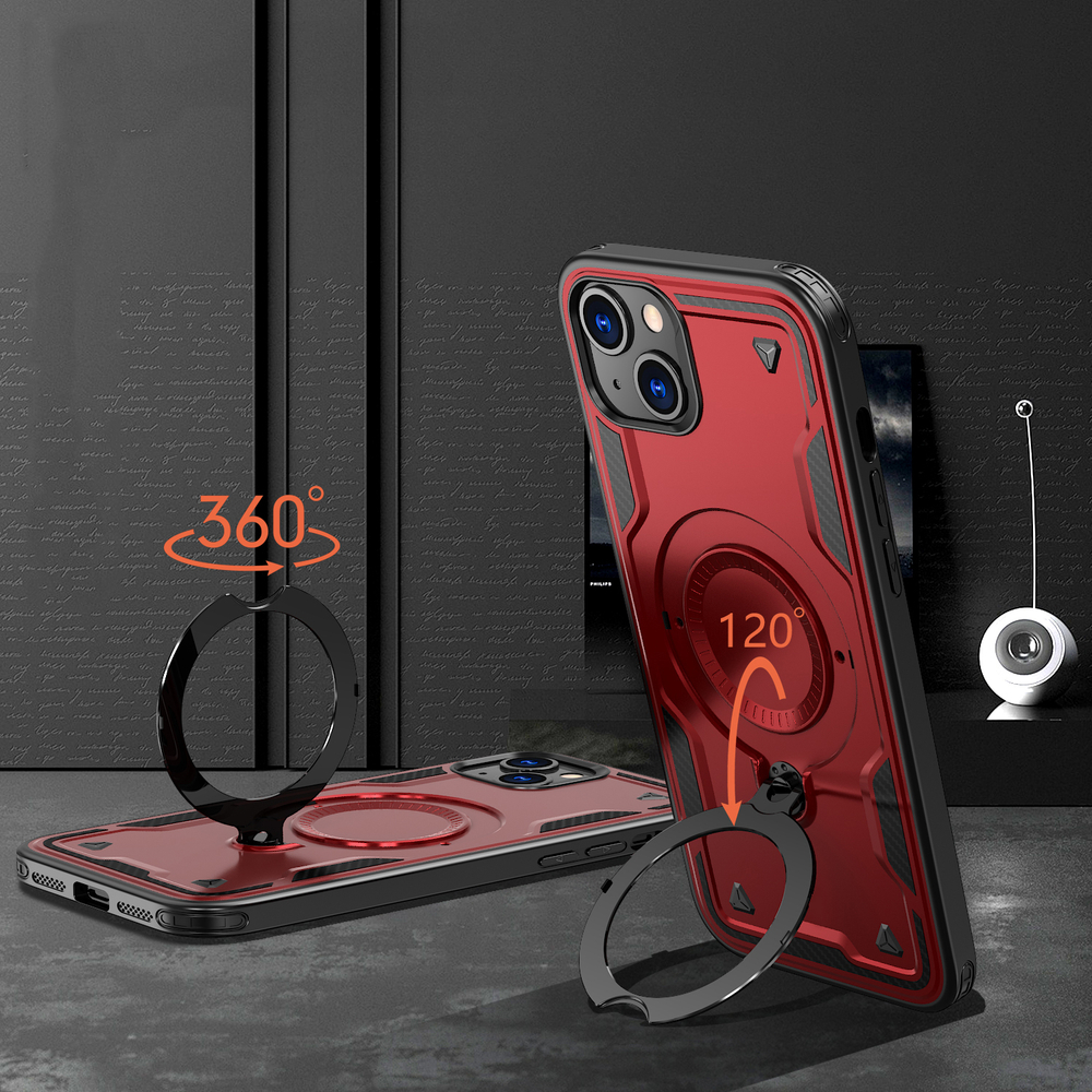 Чехол Magneto Case с кольцом для iPhone 15