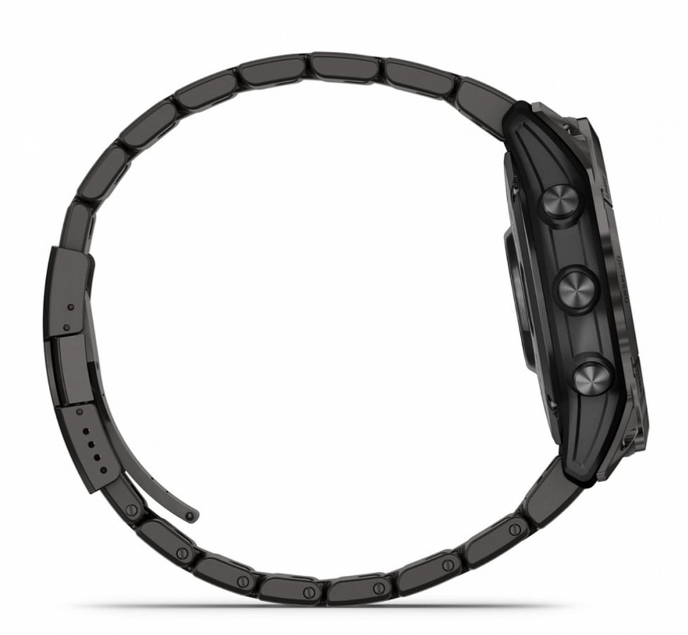 Смарт-часы GARMIN Fenix 7X PRO Sapphire Solar Edition Титановый угольно-серый корпус с DLC-покрытием и титановым браслетом (010-02778-30)