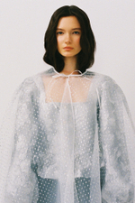 Silver crystal cape