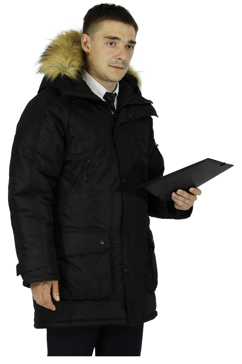 Куртка "Премьер" цв. черный (р.56-58/182-188)