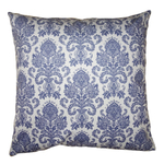 Наволочка декоративная "Голубые узоры" 45x45см полиэстр