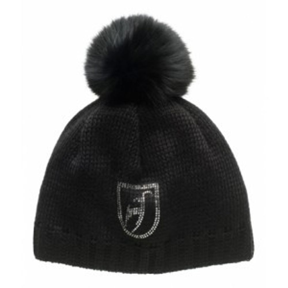 TONI SAILER шапка трикотажная женская TS272902F BEANIE FUR 100 black