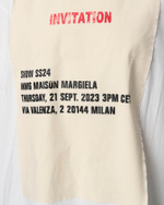 MM6 MAISON MARGIELA ФУТБОЛКА ЖЕНСКАЯ БЕЛАЯ С АППЛИКАЦИЕЙ