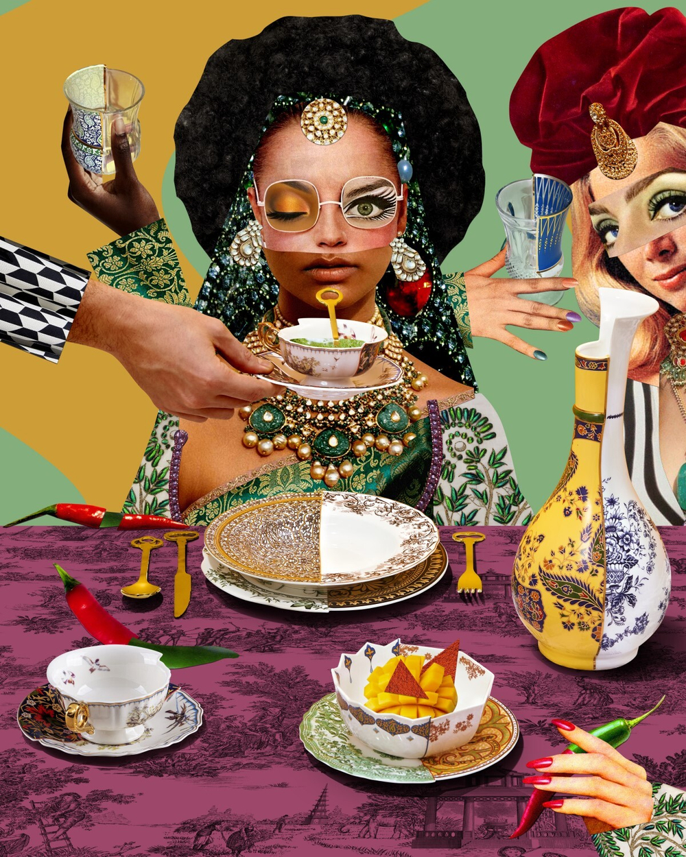 Чайная пара Kannauj