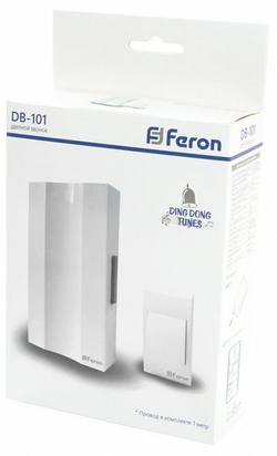 Звонок с кнопокой проводной Feron 41504