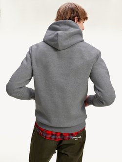 Худи Tommy Jeans Fleece Logo Grey