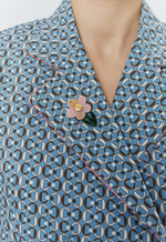 Платье «Узоры», синий