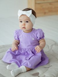 Платье "Лаванда" с принтом 0+