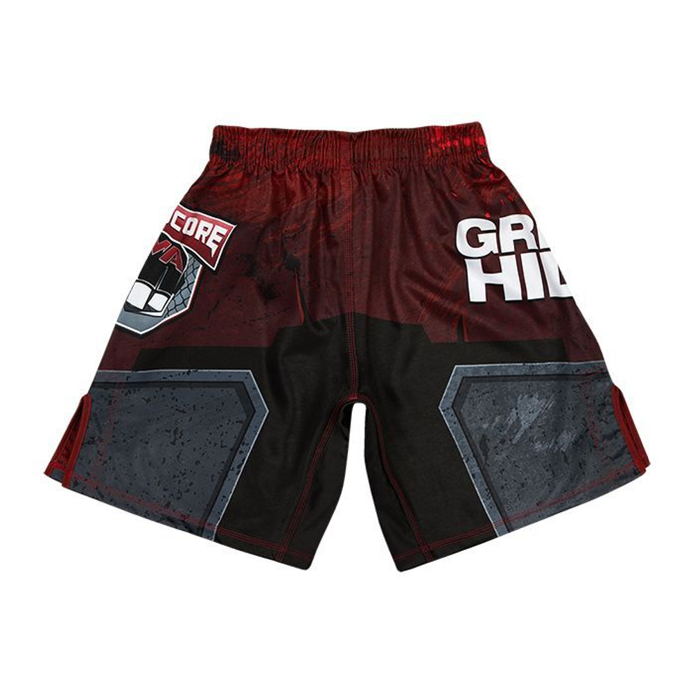 MMI-10568 Шорты HARDCORE MMA красные